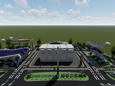 Photovoltaik Energiespeicher und Ladesystem